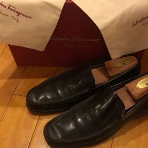 Salvatore Ferragamo Men’s black dress shoes